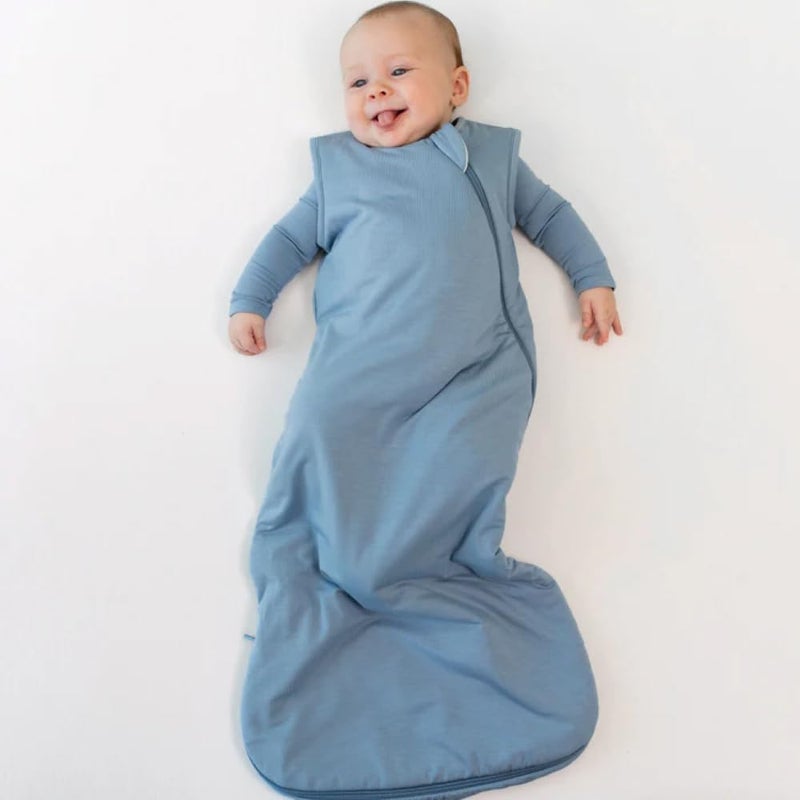 KYTE BABY Unisex Rayon Made From Bamboo Sleep Bag for Babies and Toddlers, 1.0 Tog (Large, Slate) - Image 2